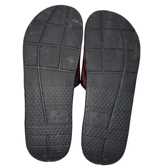 Cleveland Brown Slides NFL Football Men Size 9-10 Shower Pool Beach Shoes Sandal - Picture 10 of 11